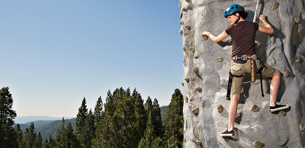 Tenaya Lodge rock climbing